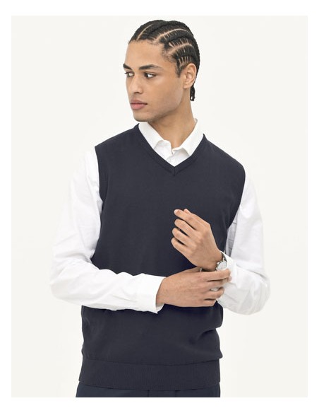 SOL-00591-Unisex Sleeveless Sweater Gentlemen