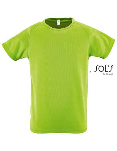 SOL-01166-Kids Raglan Sleeved T-Shirt Sporty