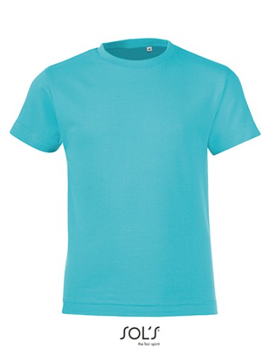 SOL-01183-Kids Round Collar T-Shirt Regent Fit