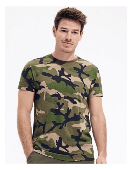 SOL-01188-Mens Camo T-Shirt