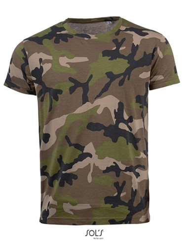 SOL-01188-Mens Camo T-Shirt
