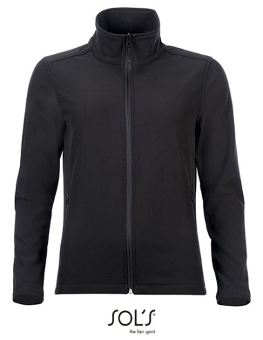 SOL-01194-Womens Softshell Zip Jacket Race