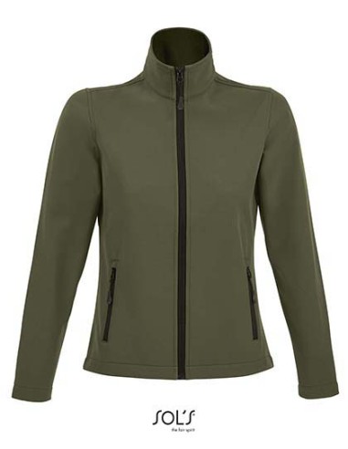 SOL-01194-Womens Softshell Zip Jacket Race