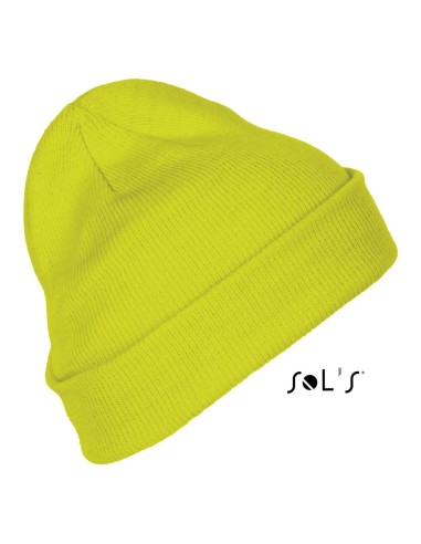 SOL-01664-SOL'S PITTSBURGH - SOLID-COLOUR BEANIE WITH CUFFED DESIGN