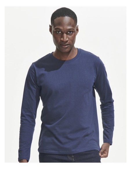 SOL-02074-Mens Long Sleeve T-Shirt Imperial