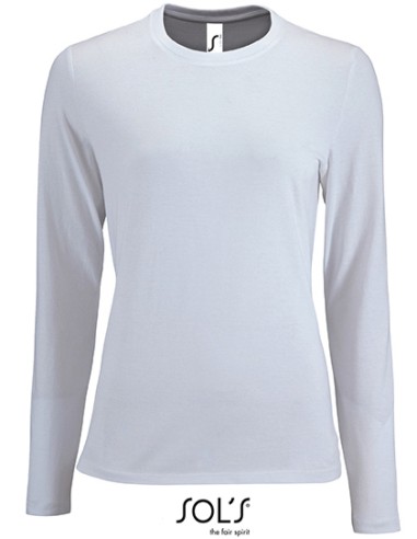 SOL-02075-Womens Long Sleeve T-Shirt Imperial