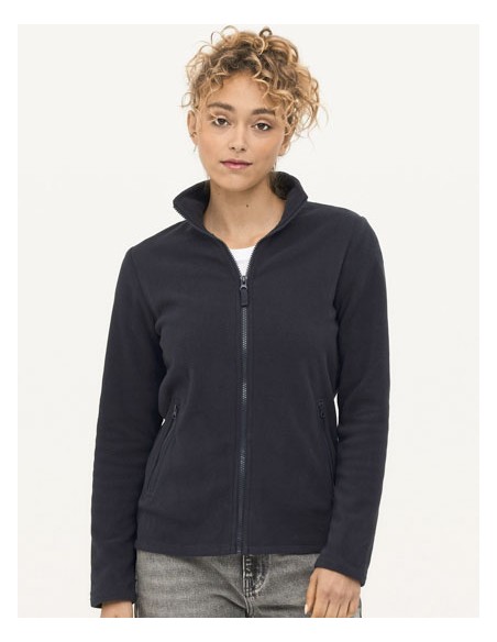 SOL-02094-Womens Plain Fleece Jacket Norman