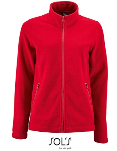 SOL-02094-Womens Plain Fleece Jacket Norman
