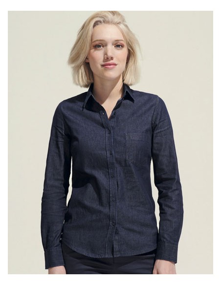 SOL-02101-Womens Denim Shirt Barry
