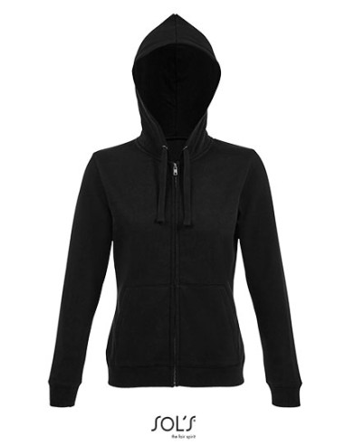 SOL-03106-Womens Zip Hoodie Spike