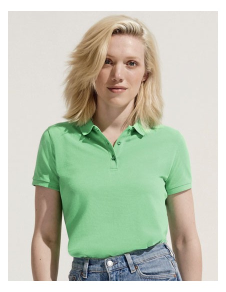 SOL-03575-Womens Planet Polo Shirt