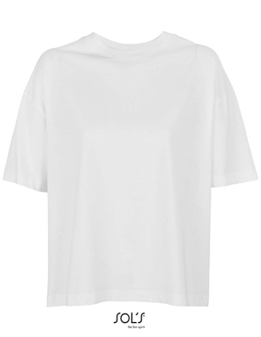 SOL-03807-Womens Boxy Oversized T-Shirt