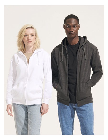 SOL-03812-Unisex Full-Zip Hoodie Carter