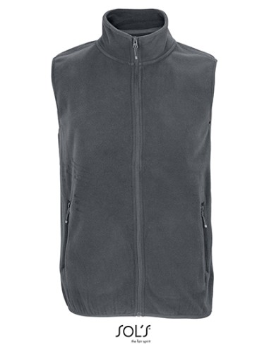 SOL-03822-Unisex Factor Zipped Fleece Bodywarmer