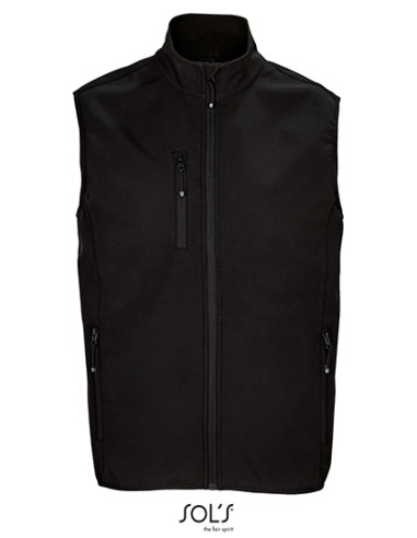 SOL-03825-Mens Falcon Zipped Softshell Bodywarmer