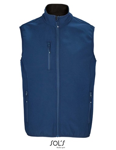 SOL-03825-Mens Falcon Zipped Softshell Bodywarmer