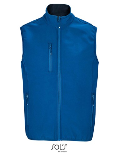 SOL-03825-Mens Falcon Zipped Softshell Bodywarmer