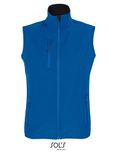 SOL-03826-Womens Falcon Zipped Softshell Bodywarmer