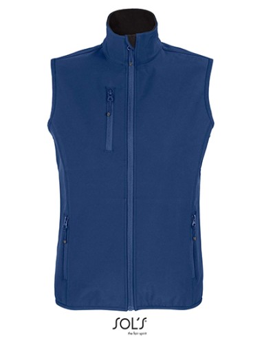 SOL-03826-Womens Falcon Zipped Softshell Bodywarmer