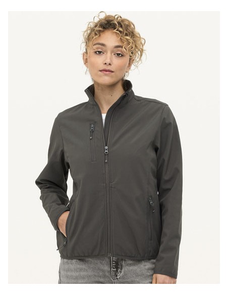 SOL-03828-Womens Falcon Zipped Softshell Jacket