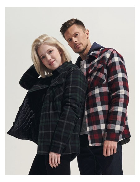 SOL-03989-Unisex Checkered Overshirt Noah