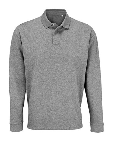 SOL-03990-Unisex Polo Collar Sweatshirt Heritage