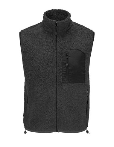 SOL-04041-Unisex Sherpa Bodywarmer Fury