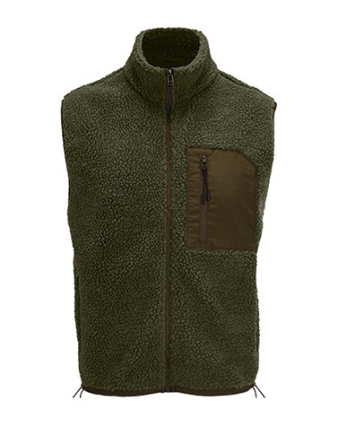 SOL-04041-Unisex Sherpa Bodywarmer Fury