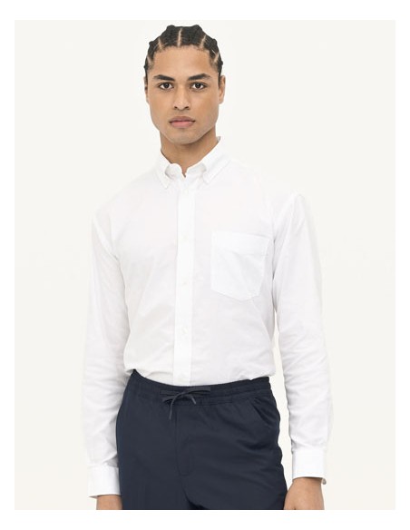 SOL-16000-Mens Oxford-Shirt Boston Long Sleeve