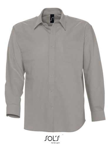 SOL-16000-Mens Oxford-Shirt Boston Long Sleeve