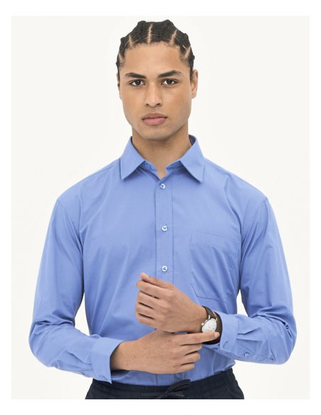 SOL-16040-Popeline-Shirt Baltimore Long Sleeve