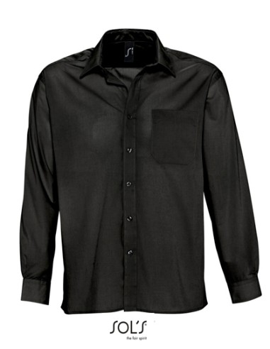 SOL-16040-Popeline-Shirt Baltimore Long Sleeve