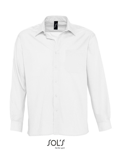 SOL-16040-Popeline-Shirt Baltimore Long Sleeve
