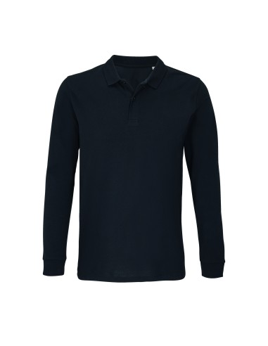 SOL-04241-Unisex Long Sleeve Polo Shirt Planet