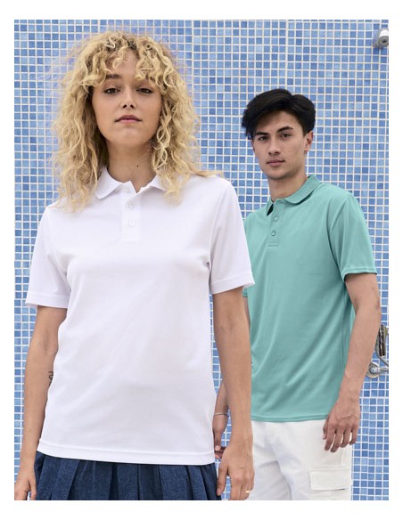 SOL-04442-Unisex Pitcher Sports Polo Shirt