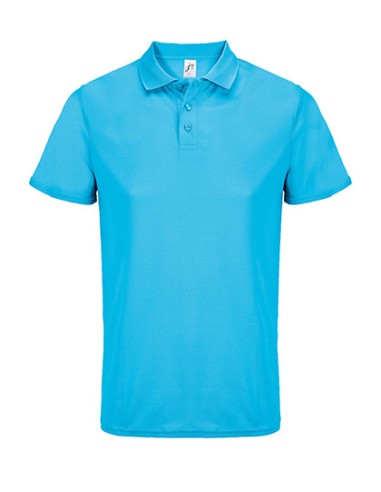 SOL-04442-Unisex Pitcher Sports Polo Shirt