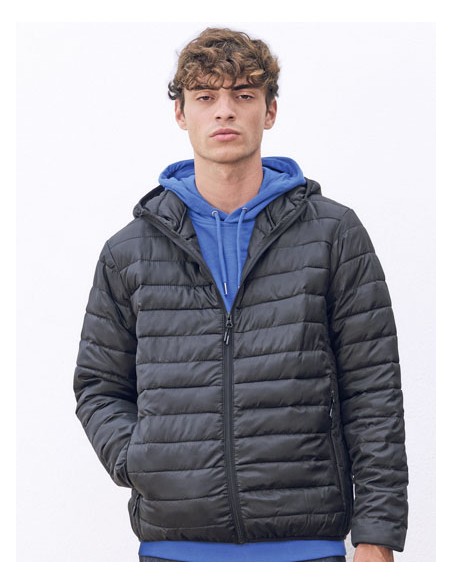 SOL-04444-Mens Stream Lightweight Hooded Padded Jacket