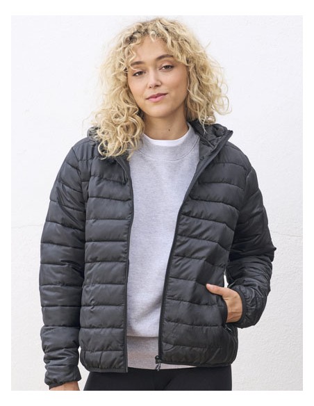 SOL-04445-Womens Stream Lightweight Hooded Padded Jacket