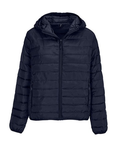 SOL-04445-Womens Stream Lightweight Hooded Padded Jacket