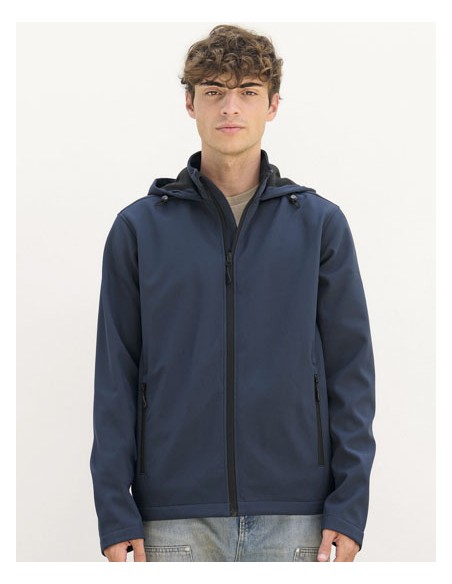 SOL-04447-Mens Race Softshell Hooded Jacket