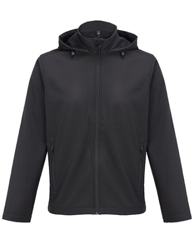SOL-04447-Mens Race Softshell Hooded Jacket