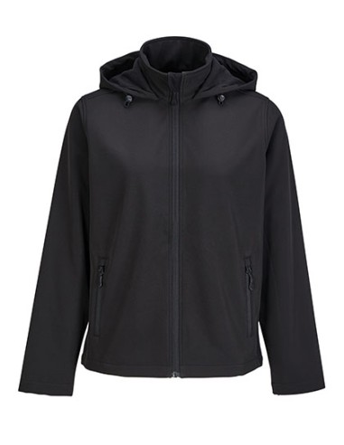 SOL-04448-Womens Race Softshell Hooded Jacket