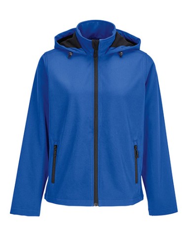 SOL-04448-Womens Race Softshell Hooded Jacket