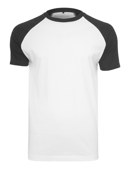 B-BY007-Raglan Contrast Tee