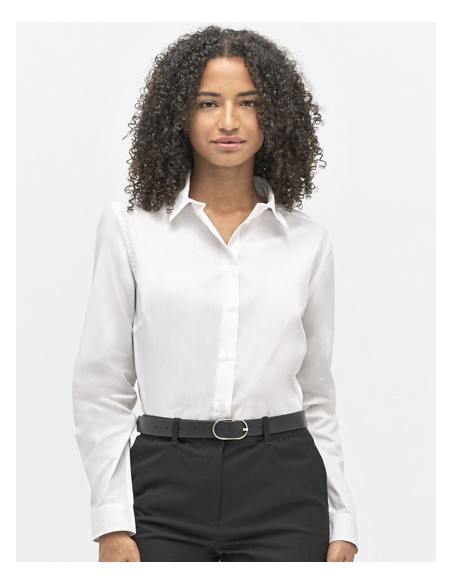 SOL-04771-Womens Poplin Shirt Long Sleeve Bailey