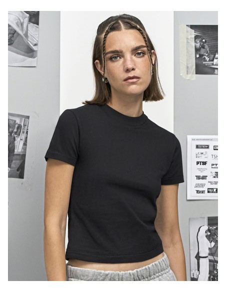 SOL-04811-Womens Cropped T-Shirt Lilia