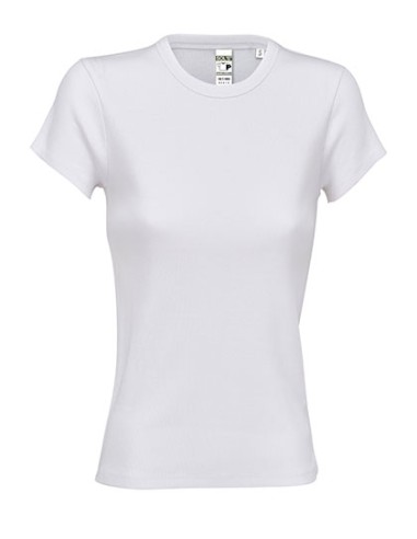 SOL-04814-Womens Ribbed T-Shirt Sara