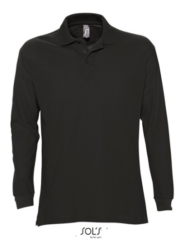 SOL-11328-Long Sleeve Polo Star