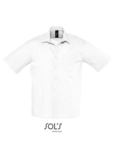 SOL-16050-Popeline-Shirt Bristol Short Sleeve