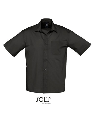 SOL-16050-Popeline-Shirt Bristol Short Sleeve